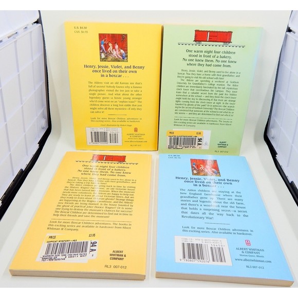 The Boxcar Children Mystery Paperback Book Gertrude Chandler Warner Lot of 4 - Picture 2 of 10